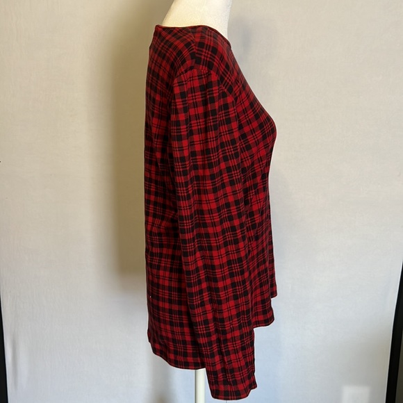 Plaid long sleeve tee - Picture 3 of 3
